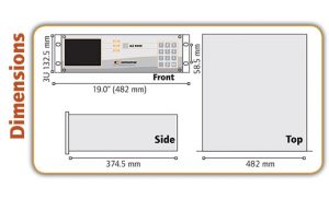 AZ 8000 Trace Nitrogen Analyser Dimensions - Orthodyne Gas Chromatography